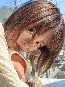 エスト ヘアー マール 横浜店(est hair mar) ミストバング/ぱっつん前髪/外ハネボブ/ボブウルフ/オンブレ