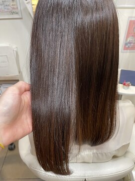 インデックスヘアー 錦糸町店(in'dex hair) 髪質改善グレージュカラーカーキベージュレイヤーロング錦糸町