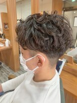 ツーブロック☆パーマ