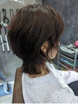 ロム ミディアムウルフ/ことりベージュ/ミントアッシュ/30代40代