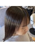 前髪ストレート