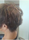 2セクションアイロンパーマ
