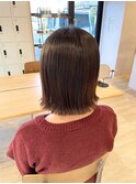 切りっぱなしボブ