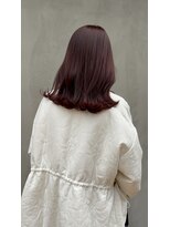 ユニコヘア(unico hair) ミディアム×ピンク