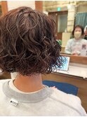 原宿スパイラルパーマボブパーマミディアムパーマショートボブ
