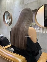 ソルトウォーター(SALT WATER)&nbsp;レイヤーカット/ブラウン/韓国ヘアー/ブリーチ/恵比寿