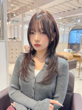 レイラバイアフロート 吉祥寺(Lila by afloat) 軽めレイヤー/顔まわりレイヤー/韓国カット/ウルフカット