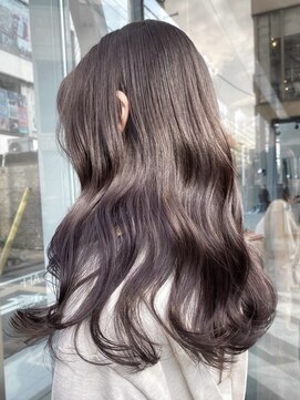 ディモアンド 表参道(Dimo&) x透明感カラー/イメチェン/ホワイトブロンド/外ハネボブ/美髪