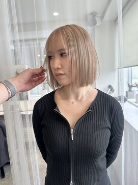 カラ 京都河原町(Kala) ハイライトバレイヤージュダブルカラーケアブリーチ20代30代40代