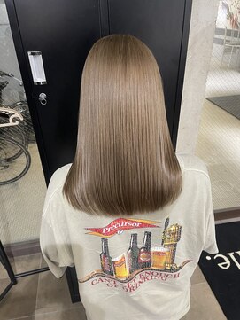 ジブル(Giblle.) 【Giblle.】ミルクティーベージュ/ブリーチカラー/韓国カラー