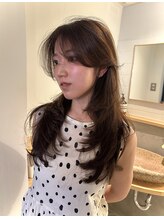 ロマネ(ROMANEE) ロングレイヤー＋シルキーブラウン