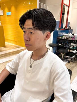 ルースト 京都河原町店(ROOST) ショートセンターパートニュアンスパーマ