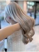 《karin》white beige/名駅/名古屋/名古屋駅/ケアブリーチカラー
