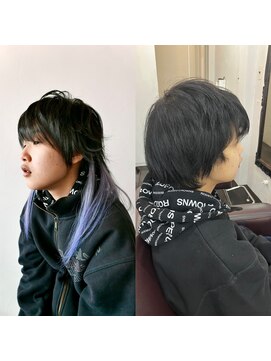 サロンドハル(salon de HAL) エクステ×ウルフ