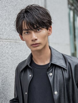 シティ(CITY) 小久保styleフェザーパーマフェザーショートグレーエンドカラー