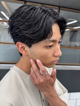 エル 渋谷(L) 骨格補正夏カラー◎フェザーパーマで似合わせショート