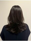 暗めカラー/グランマッシュ[レイヤーカット/髪質改善/銀座]