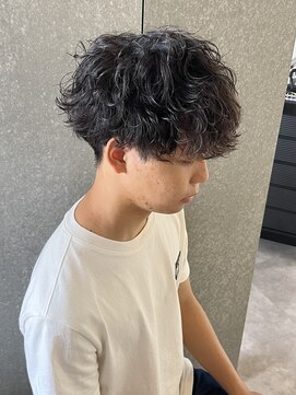 ニアウ 太田店(Niau) メンズナチュラルマッシュ波巻きスパイラルパーマシャドウパーマ