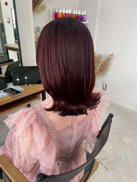 ウル 岡山駅店(ULu.) ハイライトハイトーンダブルカラー20代30代40代前髪長めULu