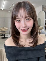 サンド 名古屋(sand)&nbsp;韓国風/インナーカラー/縮毛矯正髪質改善/顔まわり/レイヤー