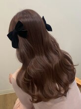 【ラテベージュ】まろやかなカフェラテのような色味。優しげでフェミニンな雰囲気に[恵比寿/ベージュ]