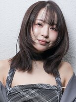 イリ 大阪(ili) レイヤーカット/ブリーチなし/ココアブラウン/髪質改善