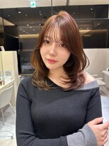 コルソ バイ ケーツー(CORSO by k-two)&nbsp;レイヤーカットシースルーバングベージュカラー