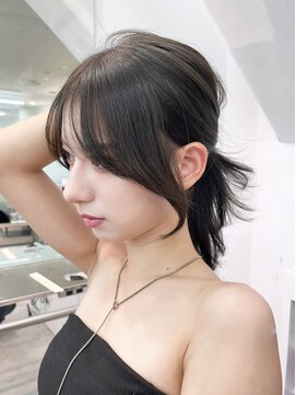 アルバム 新宿(ALBUM SHINJUKU) ロンググレージュ韓国ヘアオリーブベージュ_ba580812