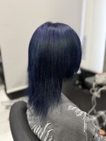 ヘアーデザイン ジェルム(Hair Design germe)&nbsp;ネイビーブルー  MAYUKO