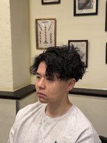 スカイマスターバーバー 渋谷(SKY MASTER BARBER)&nbsp;シャドウスパイラルパーマ[渋谷/理容室/メンズ/シャドウパーマ]