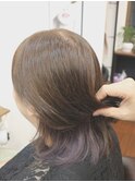 大人気バイオレットアッシュ×インナーカラー