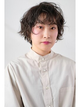 シアン ヘア デザイン(cyan hair design) 【cyan】クセ毛風ショート