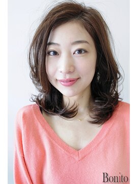 ボニート(Bonito) 【Bonito 伊藤】ひし形・小顔・無造作カール『アレンジ style』