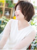 ■大人かわいい小顔ワンサイドショート104-11★戸頭30代40代50代