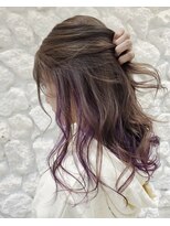 モアナ バイ ヘッドライト 駒沢大学店(Moana by HEADLIGHT)&nbsp;Moana【駒沢大学】インナーカラー#グレージュ#ラベンダー