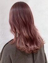 アイティーバイアルバム 藤沢店(IT by ALBUM) ピンクロング_カーキグレージュマッシュショート_ba321671