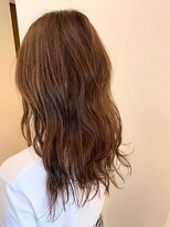 フロート 小阪店(float)&nbsp;ショコラブラウン_マロンベージュ Aラインボブ かきあげ