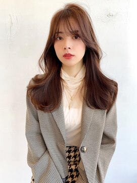 シエルバイアフロート(ciel by afloat) 〇顔まわりレイヤー × シースルーバング 韓国ヘア