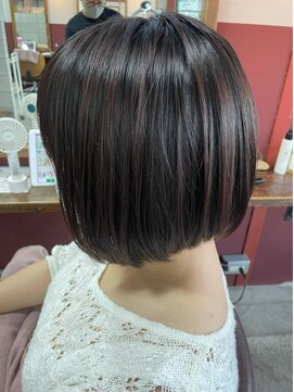 ルーファス 恵比寿 渋谷(Ruufus) 30代ローライト前下がりボブRuufus恵比寿・渋谷