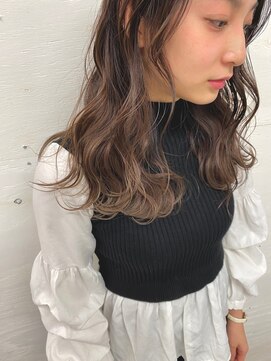 ベニス(VENICE) 波ロング×ベージュ