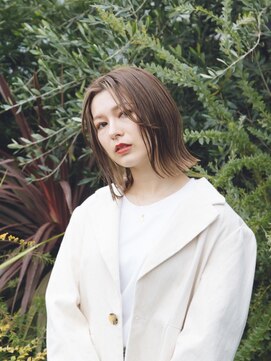 ディア 藤沢(diar) 藤沢20代30代40代50代小顔ミディアム外ハネボブアッシュ