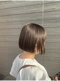 朝が簡単美シルエットボブ×オリーブ