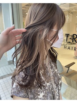 トリート 船堀店(TREAT) インナーカラー×ベージュ