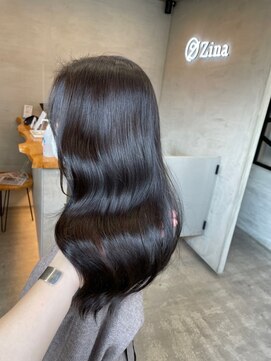 ジーナ 梅田茶屋町(Zina) 髪質改善＊似合わせカット＊天使の輪ロング【Zina 梅田茶屋町】