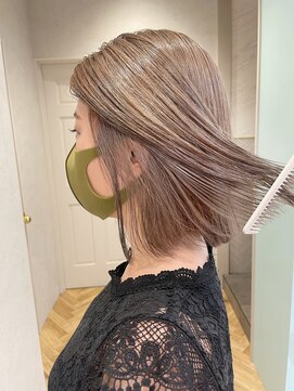 ロンドプランタン 恵比寿(Lond Printemps) *石垣 ミルクティーグレージュ/アッシュベージュ/ブリーチ