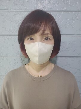 ルナ 深沢店(LUNA) マッシュウルフ~イヤリングカラーを添えて