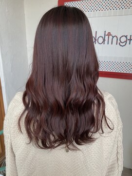 パディントン(Paddington) ブリーチ無しで作る、ガールズ・ダークチェリー☆