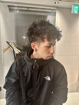 十角髪 刈り上げショート × ツイストスパイラル