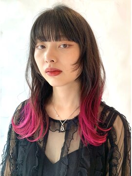 リアン(lien) ☆lien.自由が丘 大橋 ☆おしゃれウルフ/デザインカラー/外ハネ