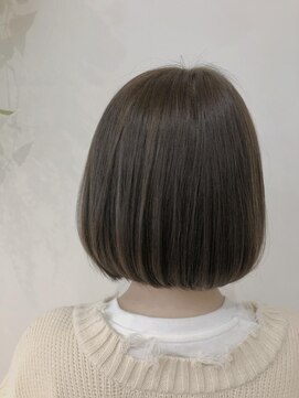 ネオヘアー 曳舟店(NEO Hair) ぱつっとボブ/ブラウンベージュ/透明感ベージュ/カカオブラウン